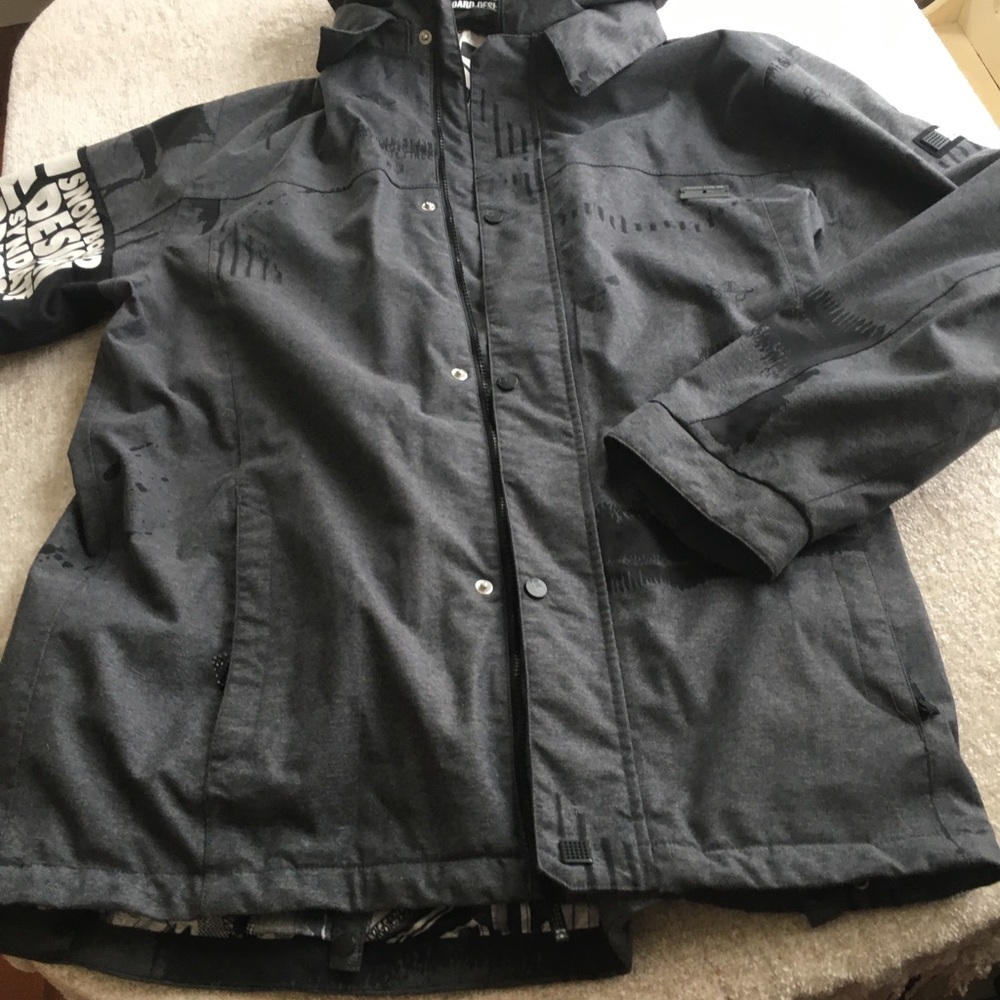 Rome SDS Men’s XL gray snowboard coat